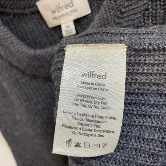 Aritzia Wilfred Palmier Sweater Tunic | 100% Wool - Picture 7 of 8